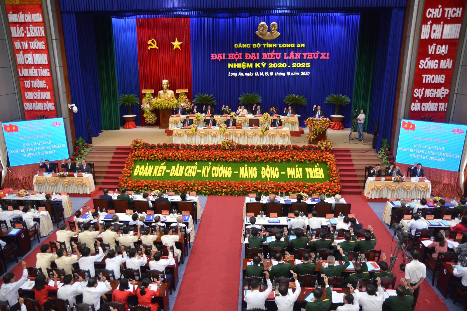 Nhiệt liệt chào mừng Đại hội Đảng bộ tỉnh Long An khóa XI, nhiệm kỳ 2020 - 2025